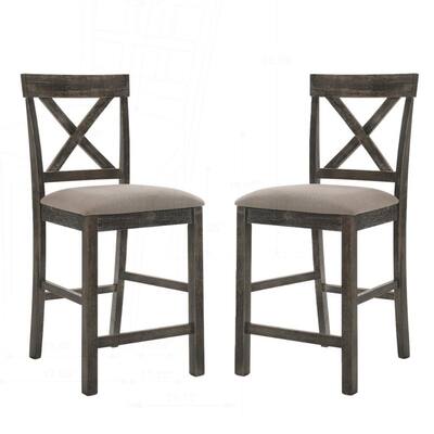 Charming Armless Linen Padded Chair Set for Versatile Use and Timeless Appeal