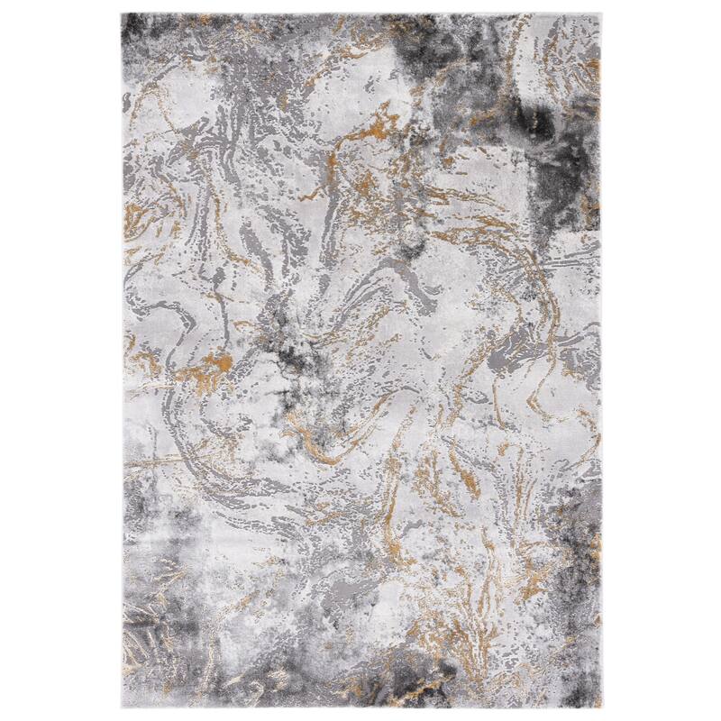 SAFAVIEH Craft Cupertina Modern & Contemporary Rug - 9' x 12' - Grey/Gold