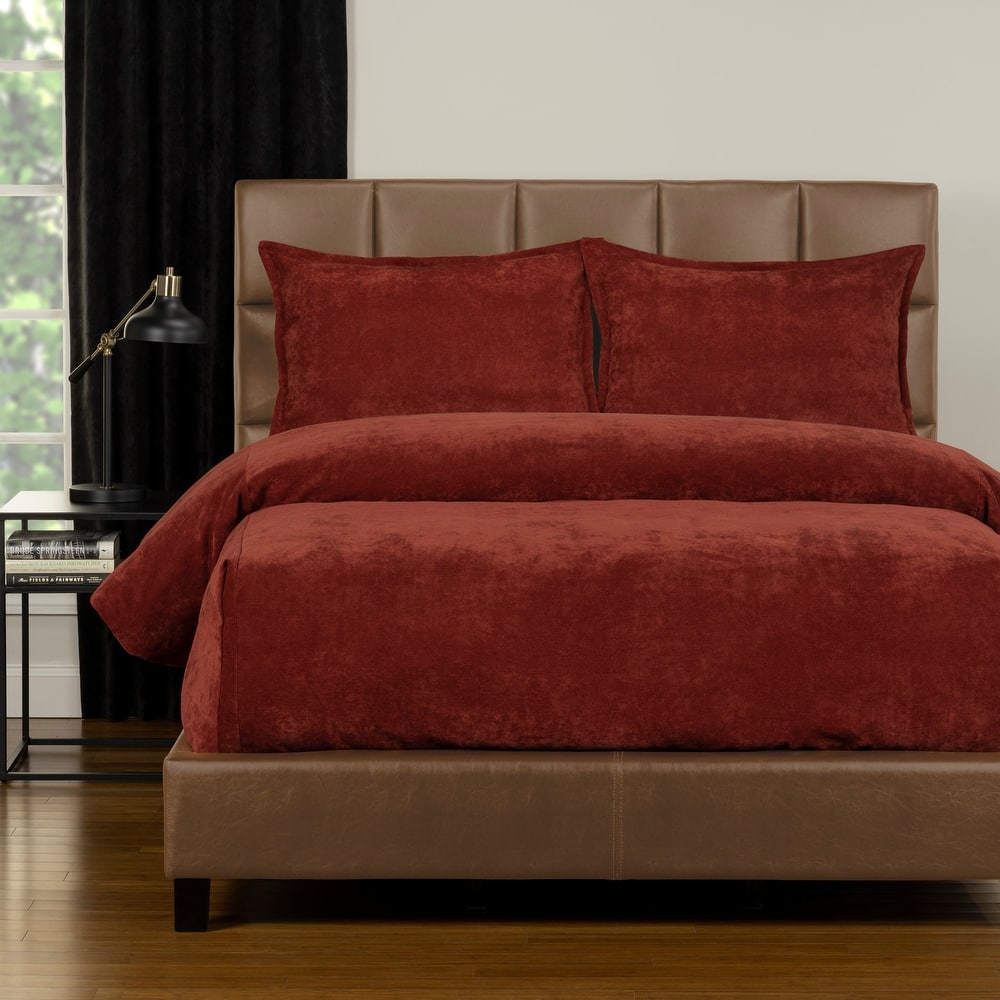 Mixology Padma 3 Piece Bed Cap Comforter Set with Sewn Corners