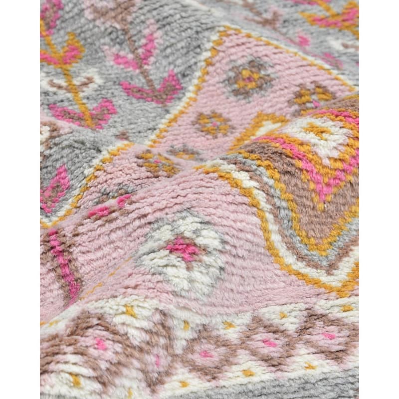 Overton Handmade Modern Contemporary Floral Area Rug