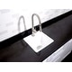preview thumbnail 2 of 3, Kingston Brass Towne 15-Inch Cast Iron Self-Rimming 1-Hole Single Bowl Drop-In Kitchen Sink in White