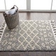 preview thumbnail 21 of 36, Nourison Moroccan Shag Fringe Area Rug 2'2" x 4' - Silver