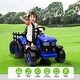 preview thumbnail 3 of 32, 12V Battery Powered Electric Tractor and 35W Dual Motors for Kids Bluetooth Music/USB, Safety Belt, 3-Gear-Shift, 7-LED Lights