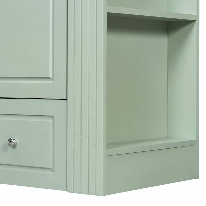 20" Freestanding Bathroom Vanity with Ceramic Sink