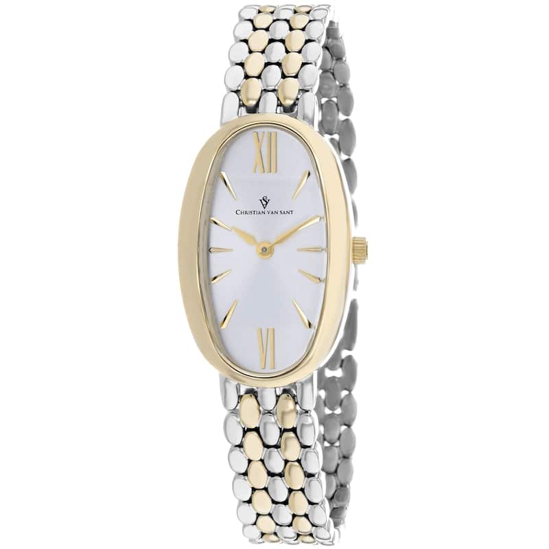 Christian Van Sant Women's Lucia Silver Dial Watch - CV1816 - One Size