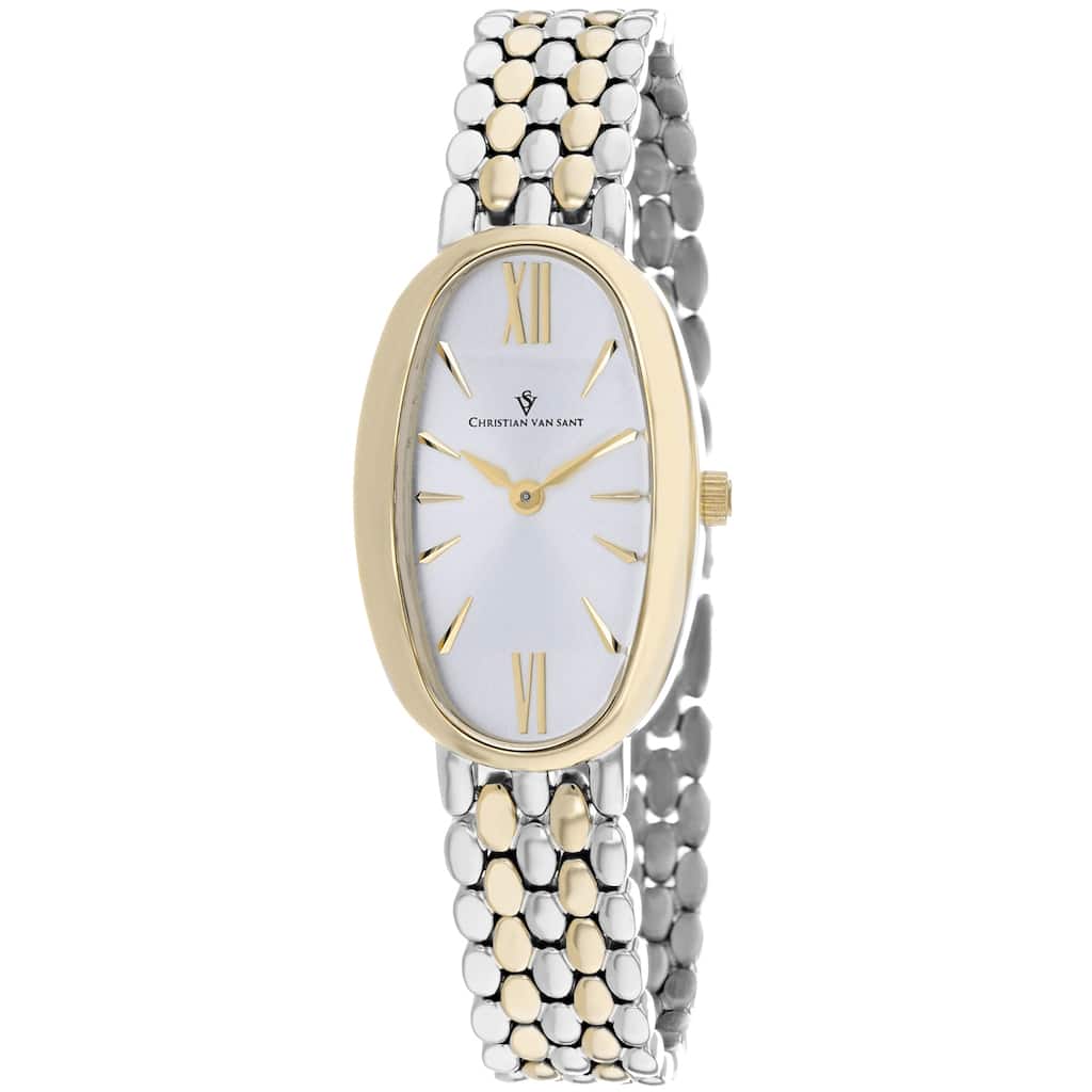 Christian Van Sant Women's Lucia Silver Dial Watch - CV1816 - One Size