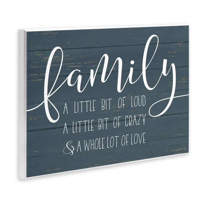 Stupell Family Loud Crazy Love Wall Art