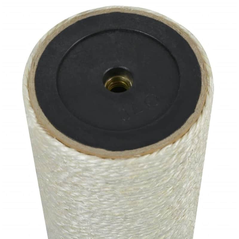 vidaXL Cat Scratching Post Beige Natural sisal, particle board