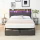 Option Black+Brown+Grey-Queen Size
