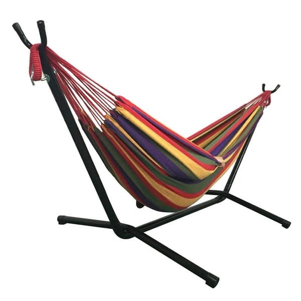 Shella 2 Person Portable Garden Swing Hammock With Stand By Havenside Home N A On Sale Overstock 28779867