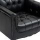 preview thumbnail 11 of 72, Tufted Accent Chair Vegan Leather Armchair for Living Room