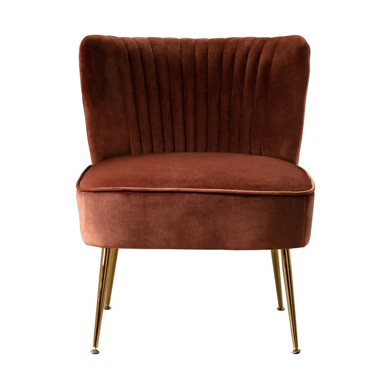 Heaven Contemporary Velvet Upholstered Accent Chair