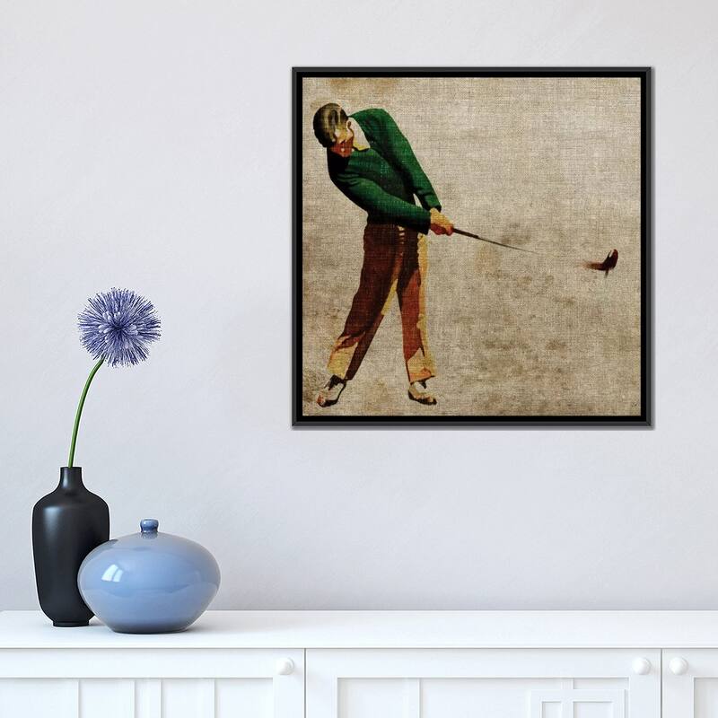 iCanvas "Vintage Sports II" by John Butler Framed Canvas Print