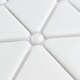 preview thumbnail 6 of 6, Merola Tile Expressions Treux White 10.13" x 12.86" Glass Mosaic Tile