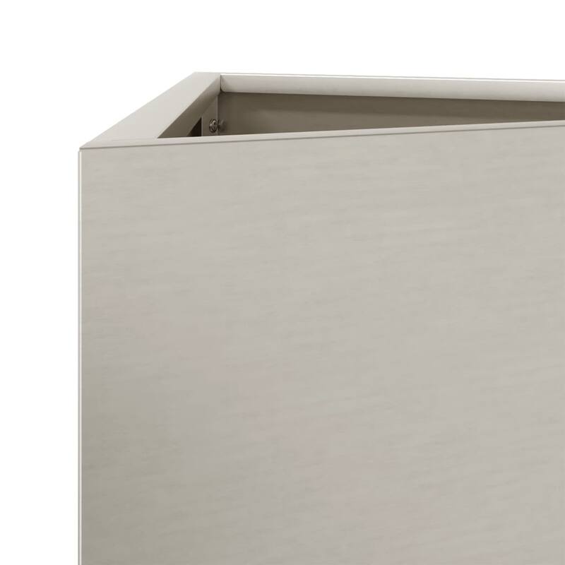 vidaXL Garden Planter Brown Weathering steel 29.5 in tall, 11.8 in wide - 10.2 x 11.8 x 29.5