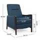 preview thumbnail 7 of 63, Veatch Contemporary Upholstered Pushback Recliner by Christopher Knight Home