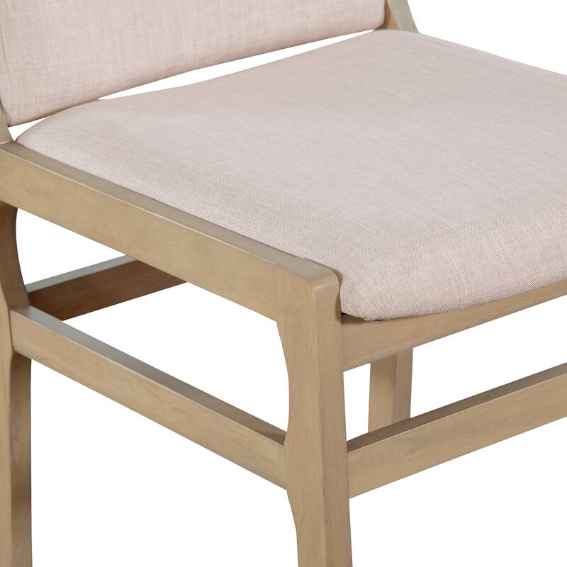 Christopher Knight Home - Modern Contemporary Upholstered Armless Dining Chairs Set with Seat and Back Cushion