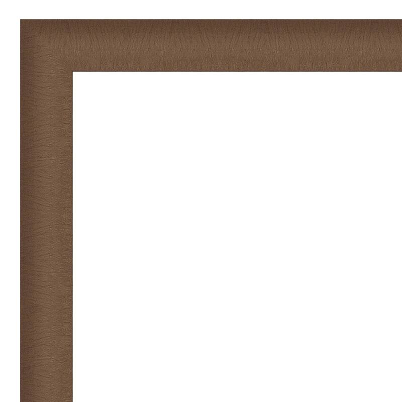 Elegant Brushed Narrow Framed Natural Corkboard Bulletin Board
