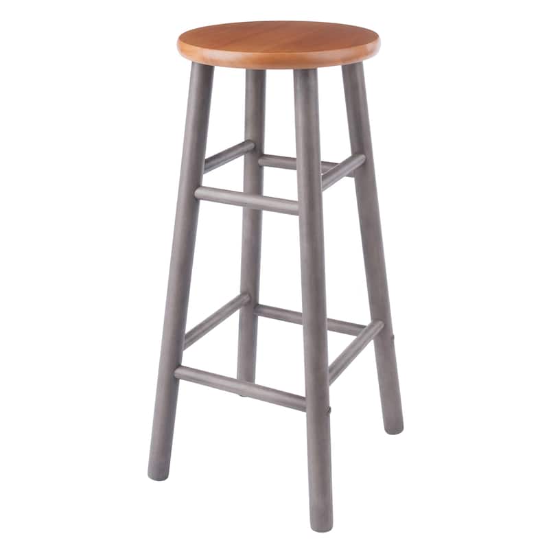 2-Pc Bar Stool Set - 12.99 x 12.99 x 24.41 inches