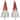 Glittered Gnome Christmas Stocking Holders - 8.25" - Set of 2