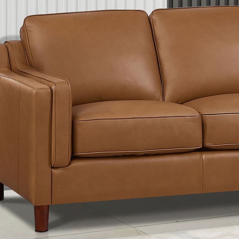 Hydeline Bella Top Grain Leather Sofa Set, Sofa and Loveseat