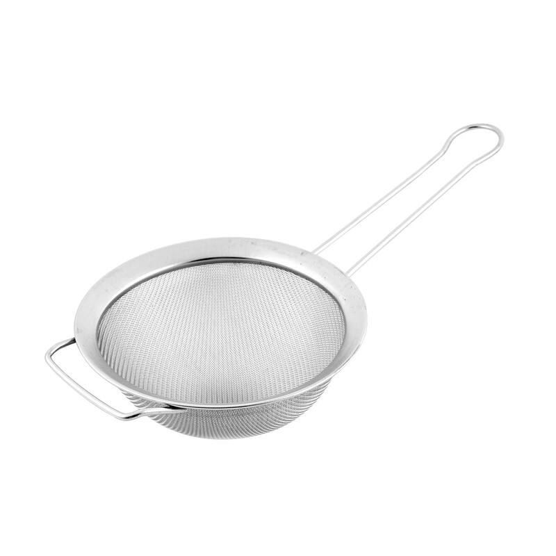 Kitchen Stainless Steel Fine Tea Oil Mesh Strainer Colander Flour Sieve 6 Inch