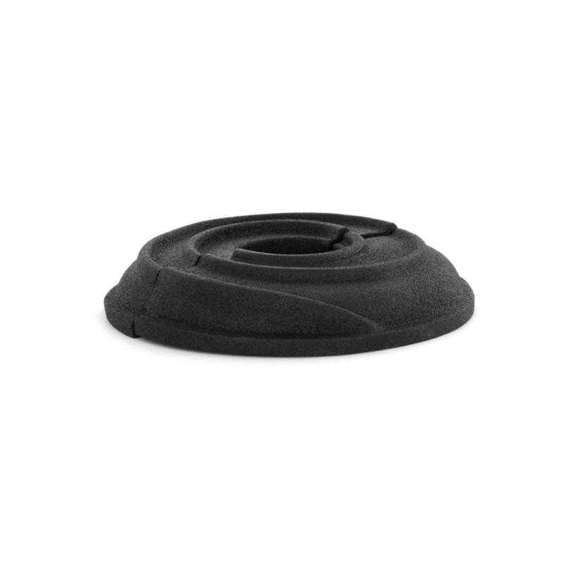 Black Aluminum Radiator Flange 0.5" (IPS) 0.8" ID 3.13" OD Escutcheon Plate Pipe Collar Cover Renovators Supply