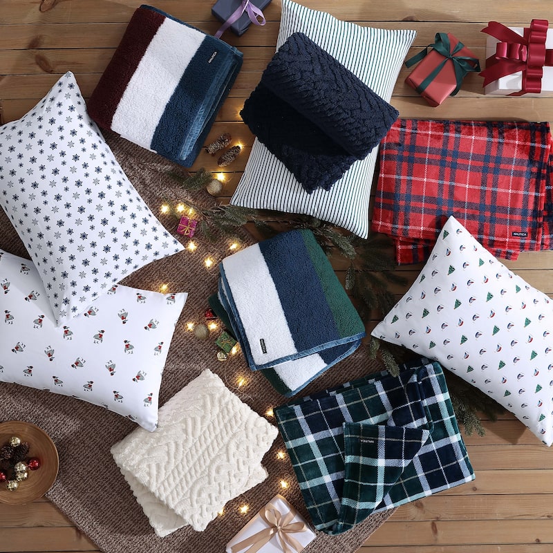 Nautica Cozy Brushed Flannel Printed Sheet Sets