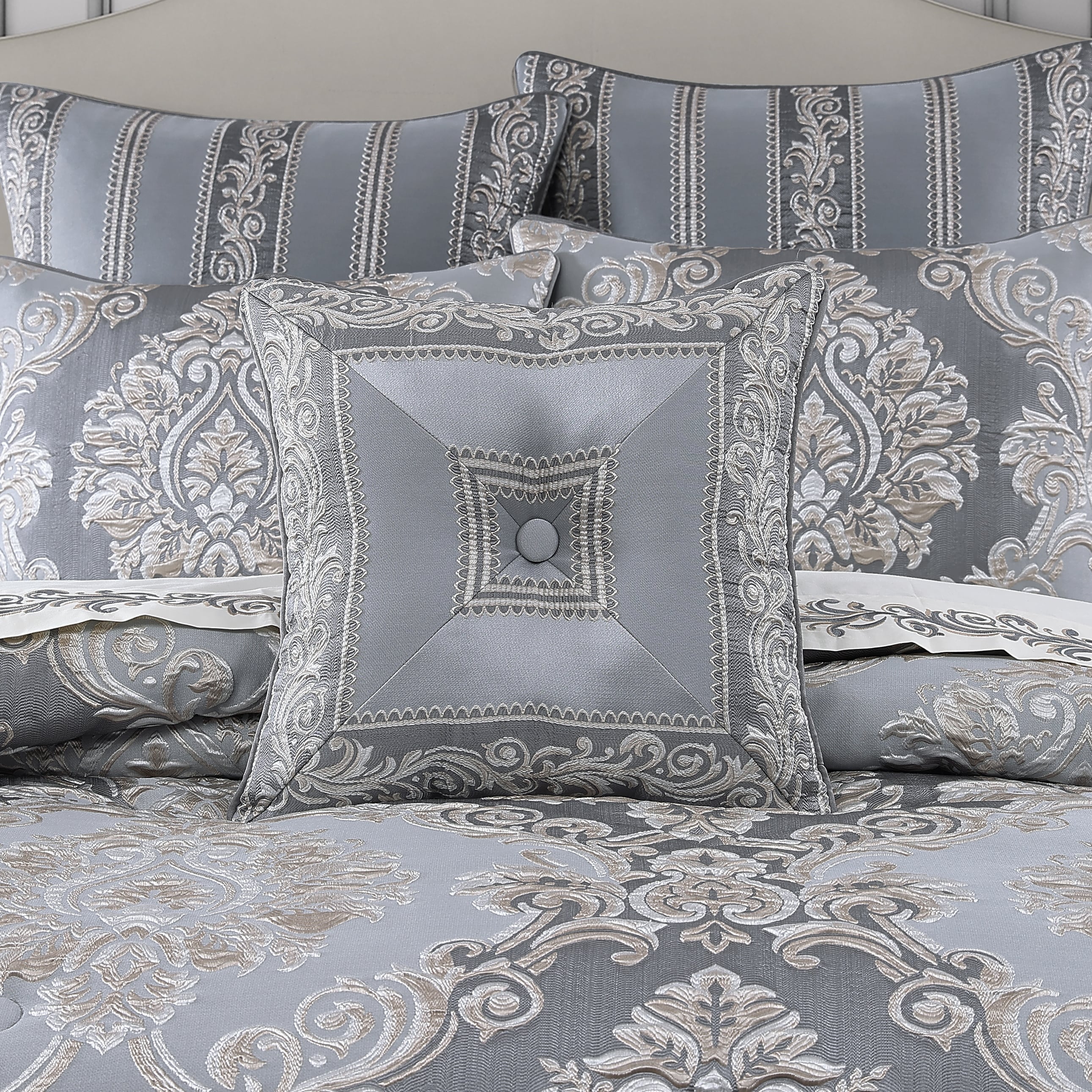 J. Queen New York Krista 18" Square Decorative Throw Pillow