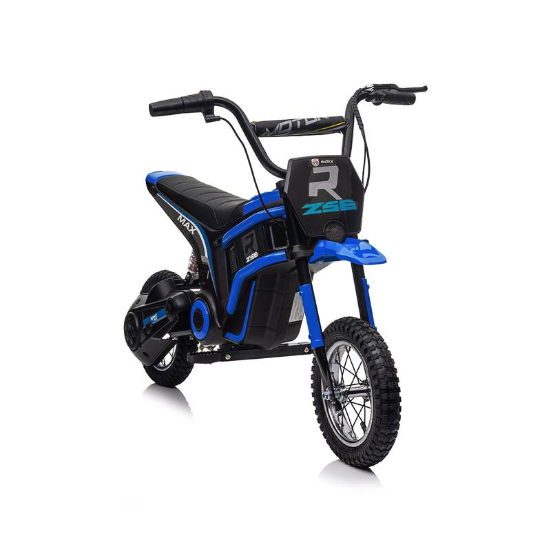 XXL Kids RideOn Electric Motorcycle, 24V 350W Dirt Bike with Dual