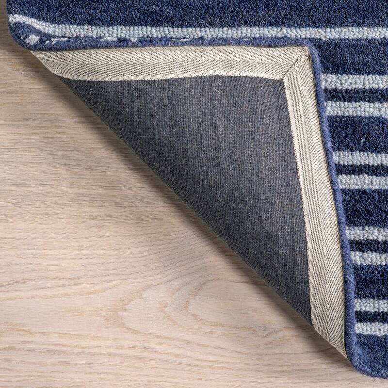 Pacific Striped Wool Area Rug