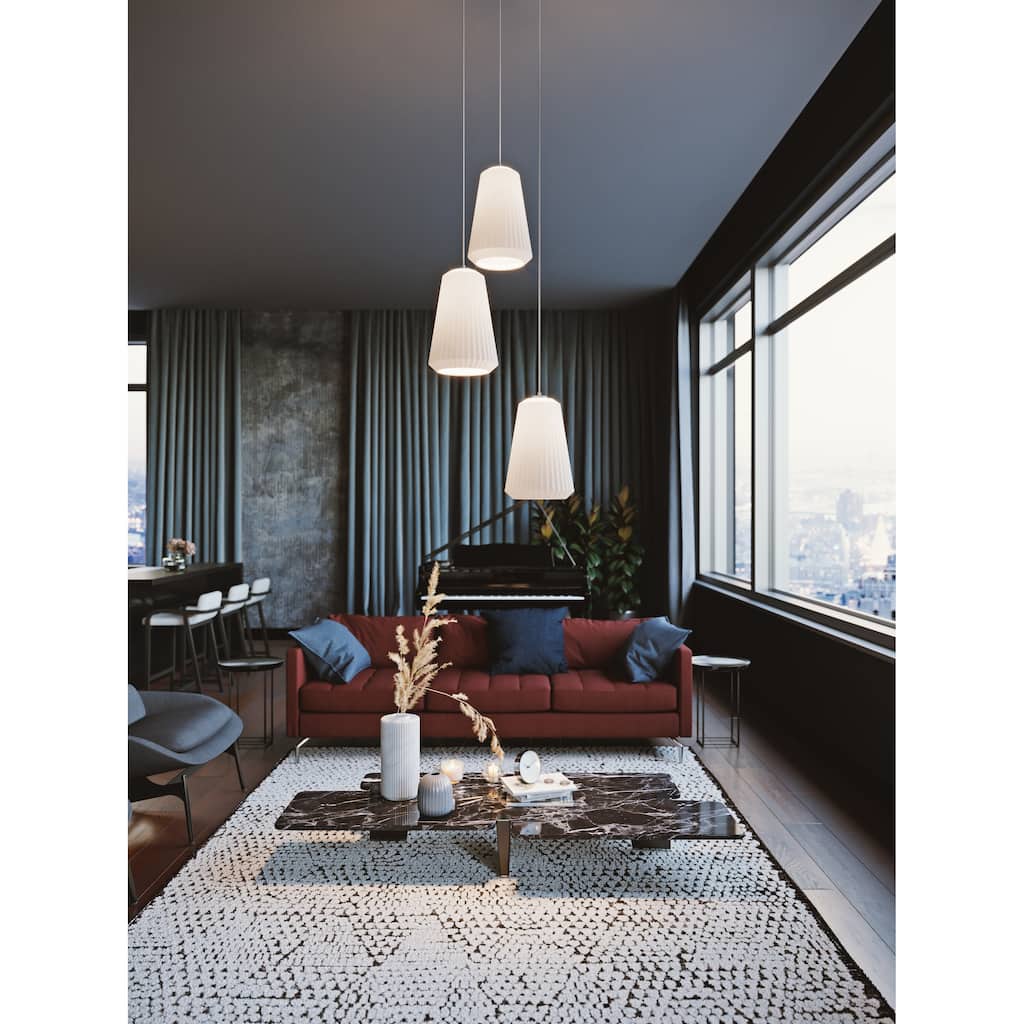 Isla Medium Base Triple Pendant