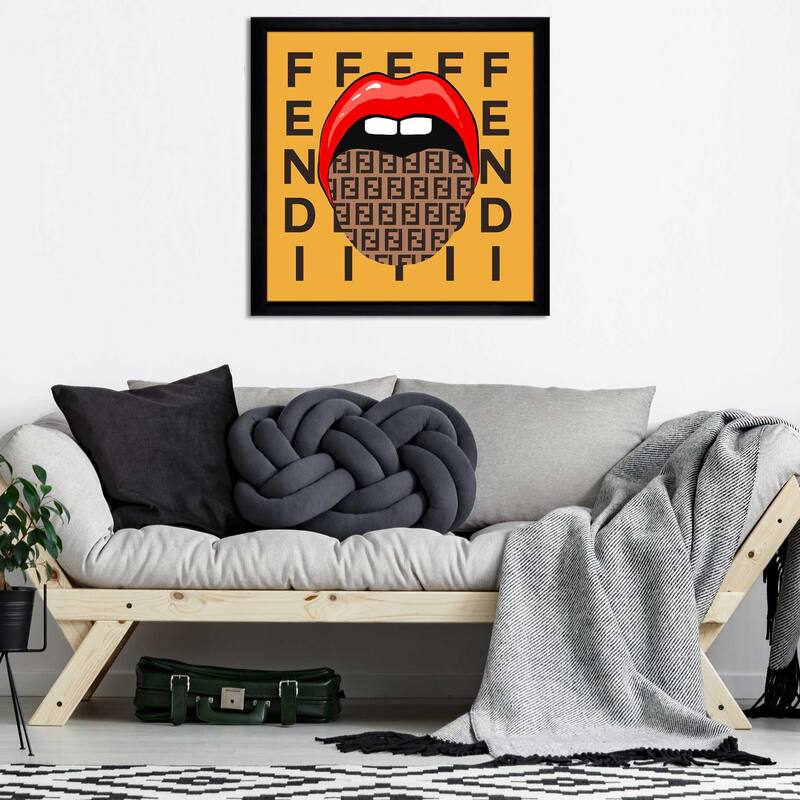 "Tip of My Fendi Tongue" by Jodi Print on Acrylic