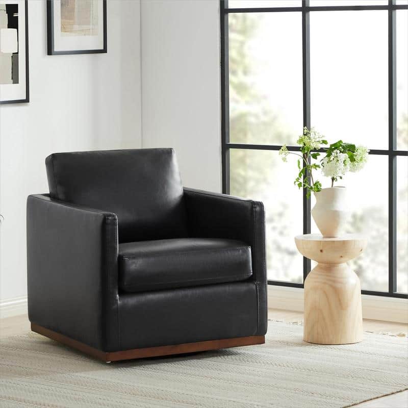 Spruce & Spring Shane Modern Swivel Accent Arm Chair