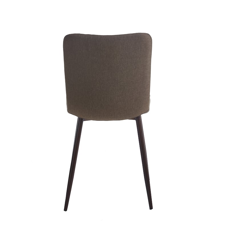 Porthos Home Lexi Dining Chairs Set of 2, Fabric Upholstery, Iron Legs