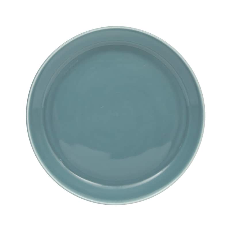 Gibson Home Summer Shades 16 Piece Plates and Bowls Dishes Service for 4 Stoneware Dinnerware Set