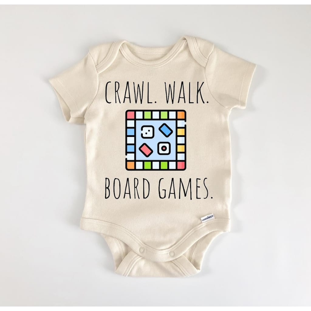 Board Game Table Top - Baby Boy Girl Clothes Infant Bodysuit Funny Cute