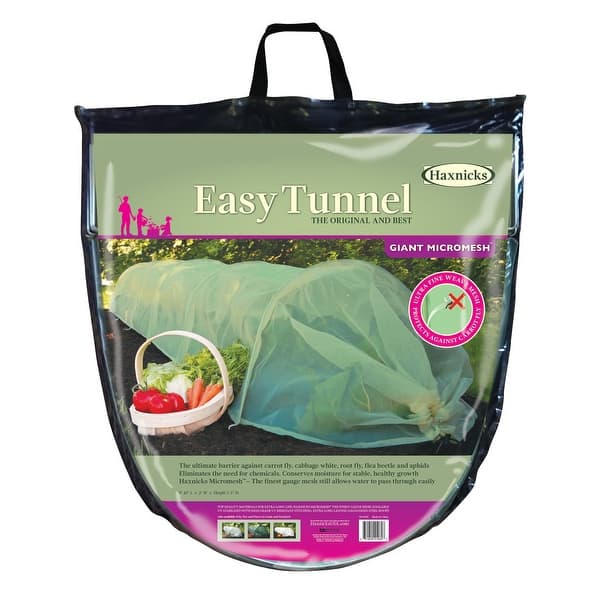 slide 2 of 10, Haxnicks Easy Micromesh Plant Protection Tunnels Giant 118x24x18
