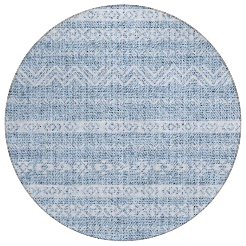 HomeRoots Southwestern Transitional Rectangle Outdoor Rug