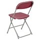 preview thumbnail 40 of 104, 10 Pack 650 lb. Capacity Premium Plastic Folding Chair