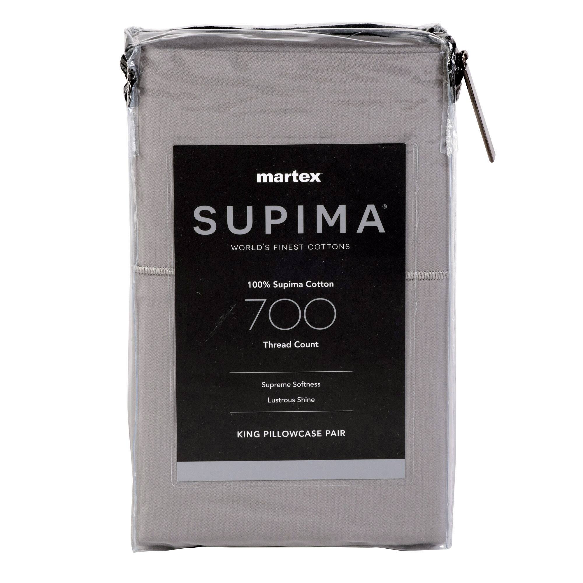 Martex Supima® Cotton 700 Thread Count Pillowcase Pair On Sale Bed
