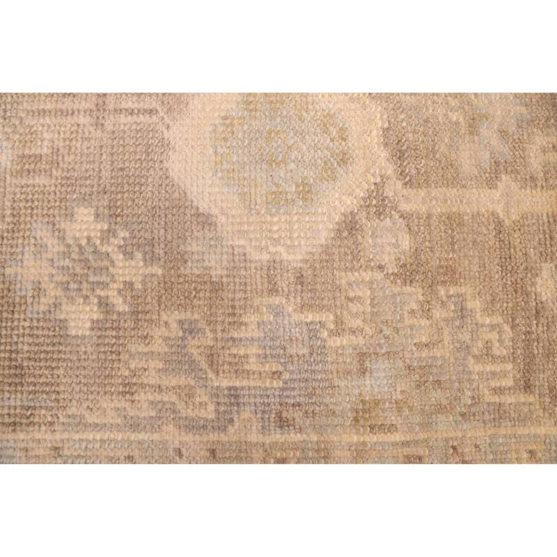 ECARPETGALLERY Hand-knotted Kavya Oushak Taupe Wool Rug - 5'11 x 9'2