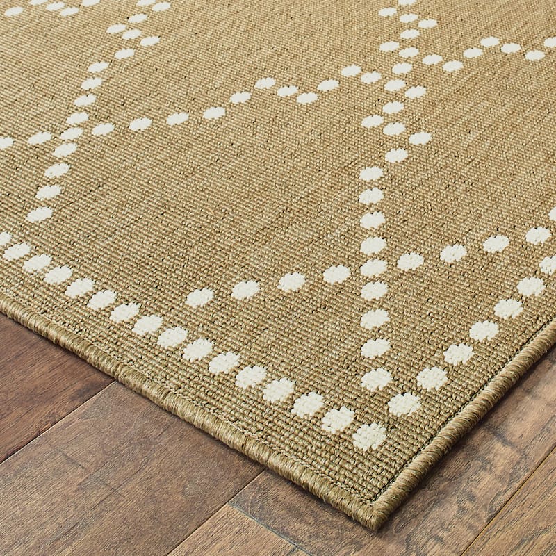Style Haven Marianna Geometric Trellis Indoor Outdoor Area Rug