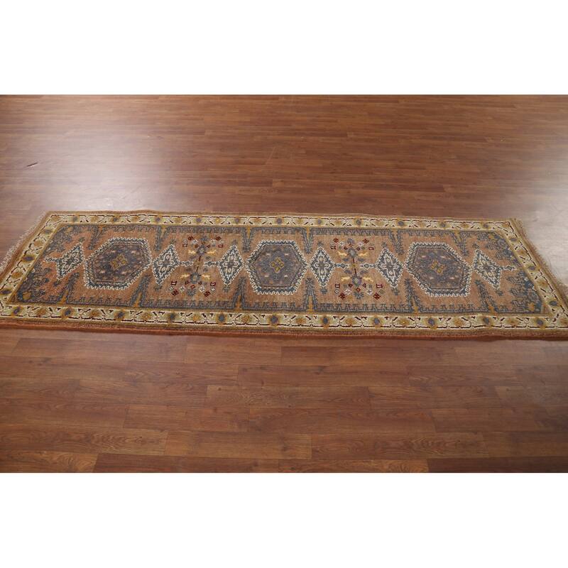 Viss Indian Runner Rug Hand-Knotted Wool Carpet - 2'6"x 8'0"