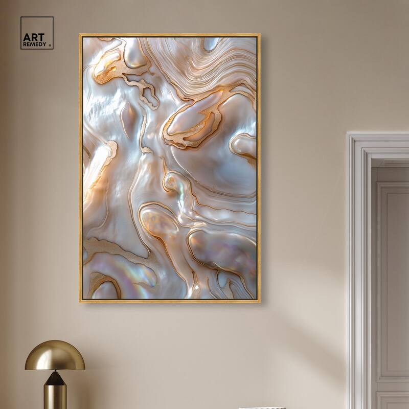 Fluid Preciousness I Canvas by Art Remedy
