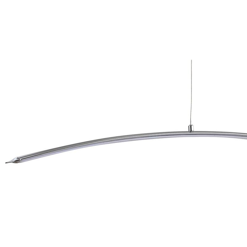 Nathaniel 41.5" Dimmable Adjustable Integrated LED Metal Linear Pendant, by JONATHAN Y