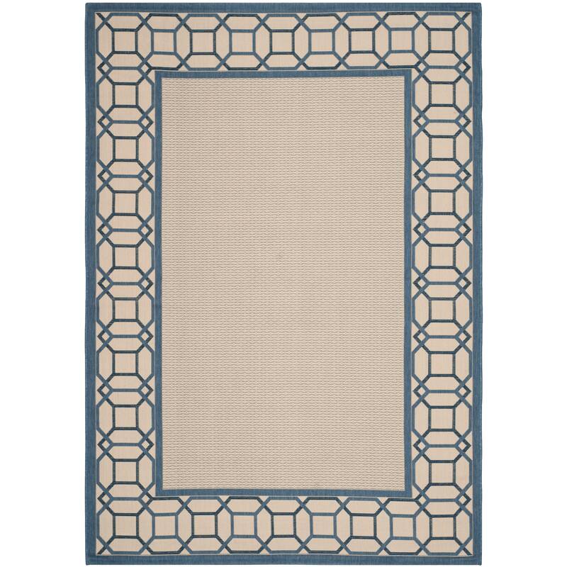 Martha Stewart by SAFAVIEH Facet Border Indoor/ Outdoor Waterproof Rug