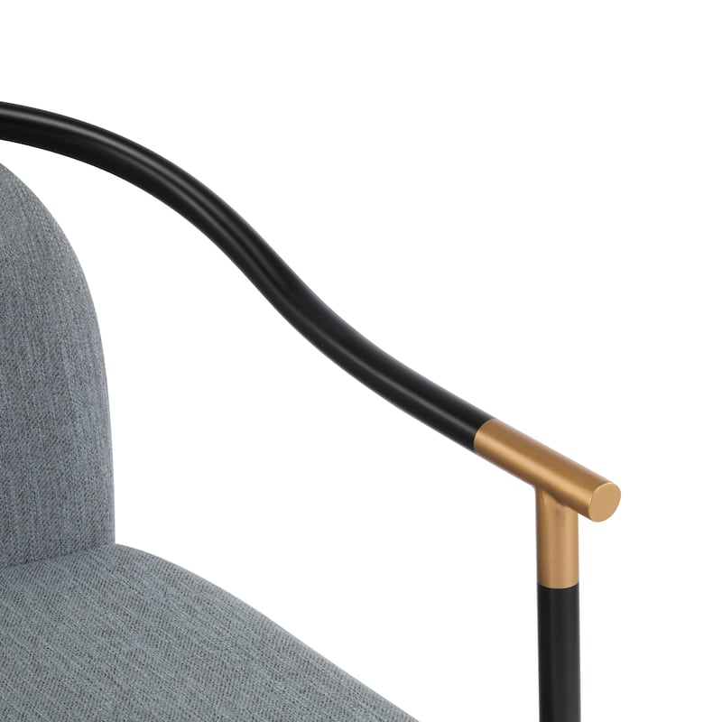 Olors Modern Upholstered Cushioned Dining Chair with King Louis Back by Christopher Knight Home