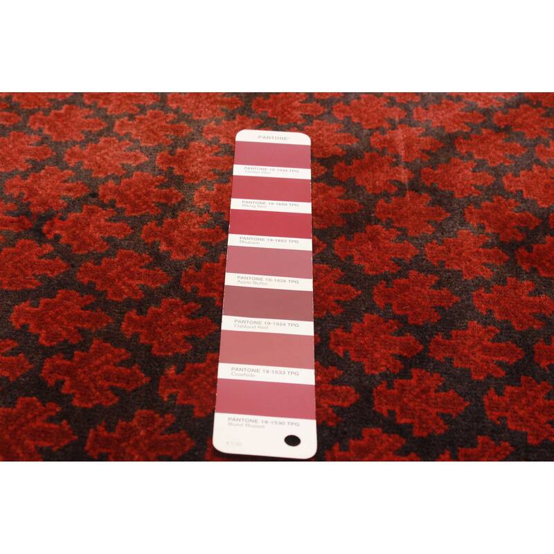 Teimani Burgundy Rug 3'0" x 4'11" - 3'0 x 4'11
