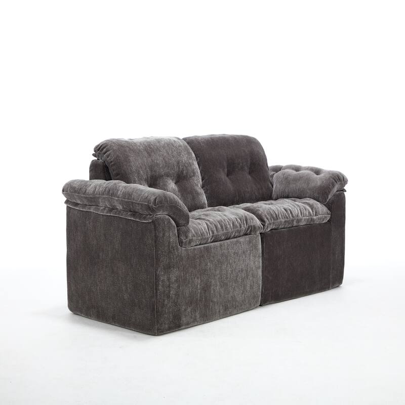 Modular Convertible Cushioned Sleeper Sofa Set